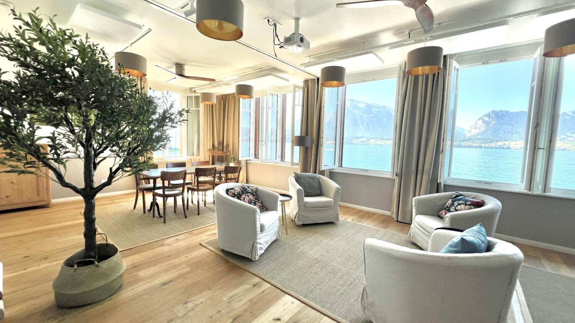 Boutique Niesenblick - Direkt Am Thunersee Gelegen Mit Self Check In & Digitaler Rezeption Hotel Oberhofen